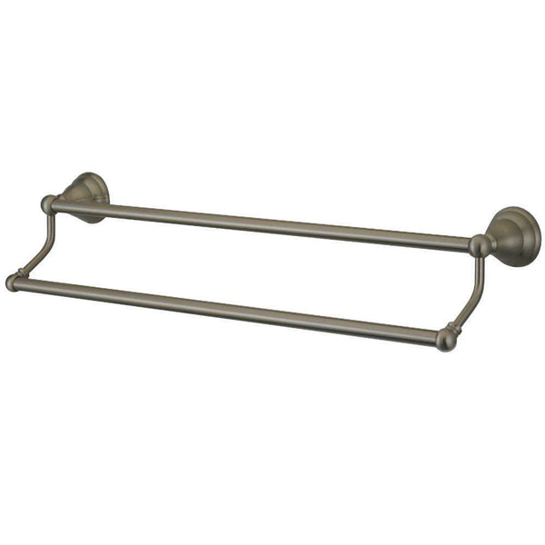 Kingston Brass BA5563SN 24" Dual Towel Bar, Brushed Nickel