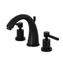 Kingston Brass KS2960DL 8 in. Wsp Bath Faucet, Matte Black