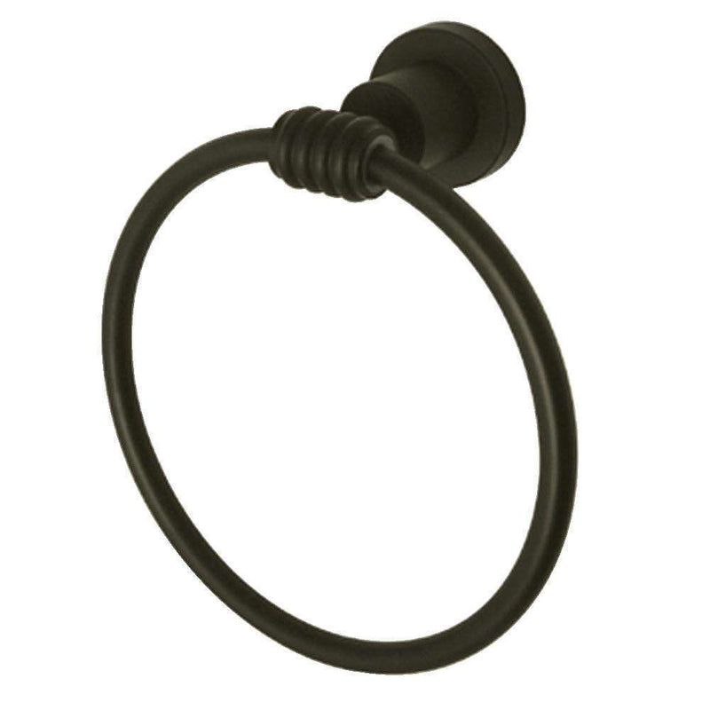 Kingston Brass BAH8614ORB 6-Inch Towel Ring,