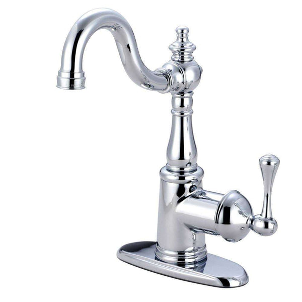 Kingston Brass KS7491BL English Vt Bar Faucet W/ Cover Plate