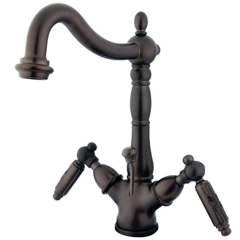 Kingston Brass KS1435GL 4 in. Centerset Bath Faucet Bronze