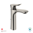 TOTO GO 1.2 GPM Single Handle Semi-Vessel Bathroom Sink Faucet with COMFORT GLIDETechnology, Polished Nickel TLG01304U