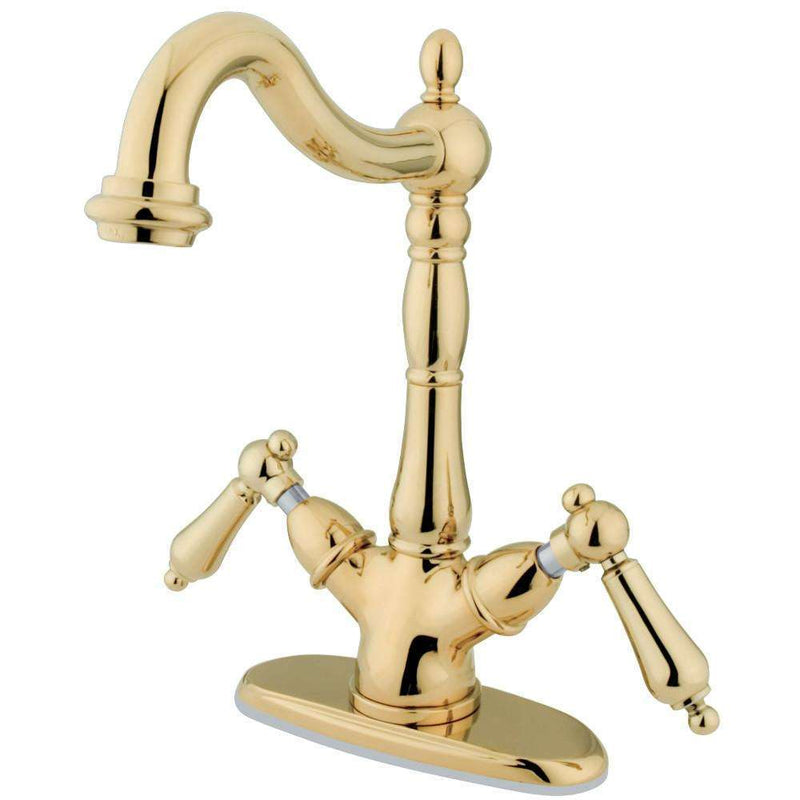 Kingston KS1492AL Heritage 2-Hnd Vessel Sink Faucet