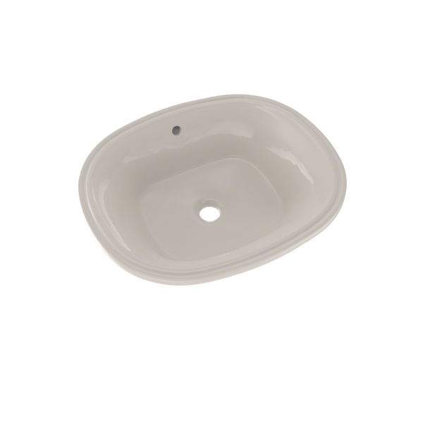 TOTO Maris 17-5/8" x 14-9/16" Oval Undermount Bathroom Sink with CeFiONtect, Sedona Beige LT483G#12