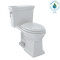 TOTO Promenade II 1G One-Piece Elongated 1.0 GPF Universal Height Toilet with CeFiONtect, Colonial White MS814224CUFG#11