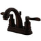 Kingston Brass KS8615DFL 4 in. Centerset Bath Faucet Bronze