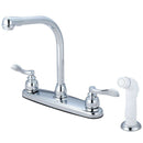 Kingston Brass KB8751NFL Centerset Kitchen Faucet