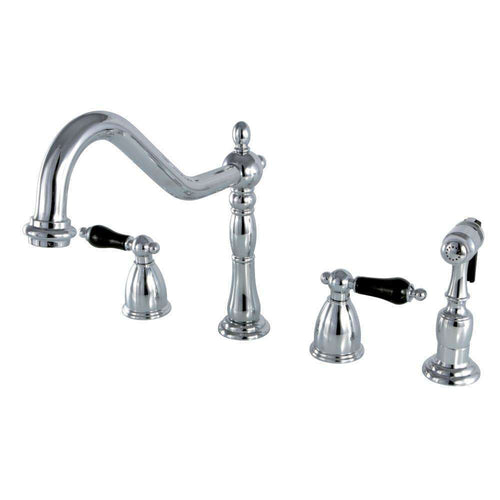 Kingston Brass KB1791PKLBS Widespread Kitchen Faucet