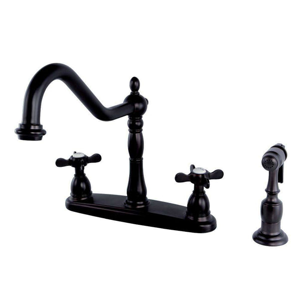 Kingston Brass KB1755BEXBS Centerset Kitchen Faucet Bronze