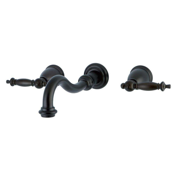 Kingston Brass KS3125TL Wall Mount Bath Faucet Bronze