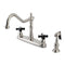 Kingston Brass KB1758PKXBS Centerset Kitchen Faucet