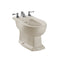 TOTO Clayton Deck Mount Vertical Spray Flushing Rim Bidet, Sedona Beige BT784B#12