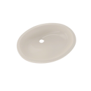 TOTO Dantesca Oval Undermount Bathroom Sink with CeFiONtect, Sedona Beige LT597G