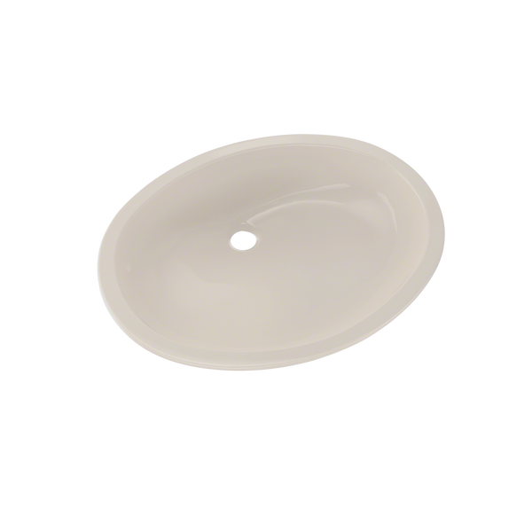 TOTO Dantesca Oval Undermount Bathroom Sink with CeFiONtect, Sedona Beige LT597G#12