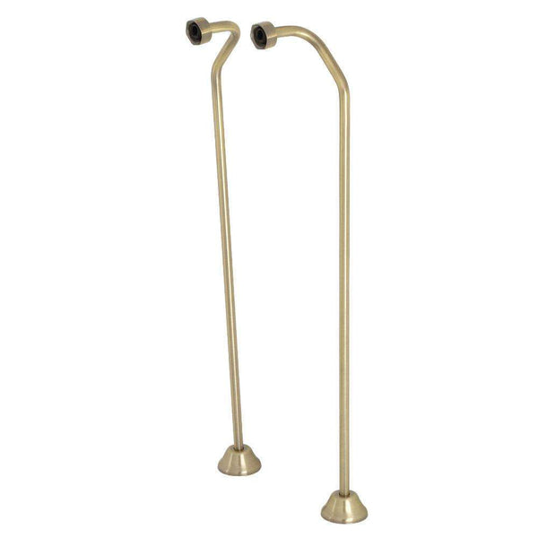 Kingston Brass CC473 Offset Bath Supply, Antique Brass