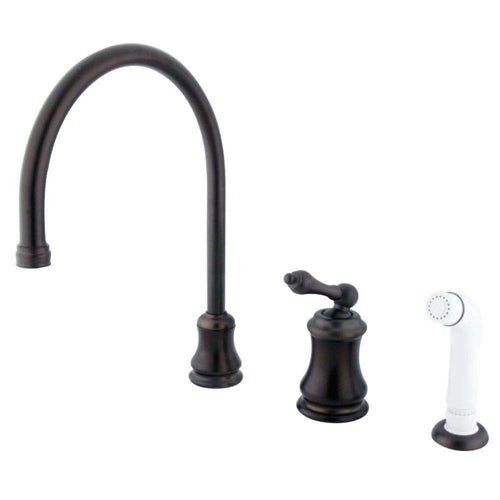 Kingston Brass KS3815AL Widespread Kitchen Faucet Bronze