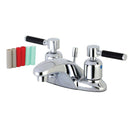 Kingston Brass FB8621DKL 4 in. Centerset Bath Faucet