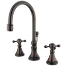 Kingston Brass KS2985KX 8 in. Widespread Bath Faucet Bronze