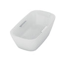 TOTO NEOREST FREESTANDING BATHTUB COTTON CP WITH DRAIN