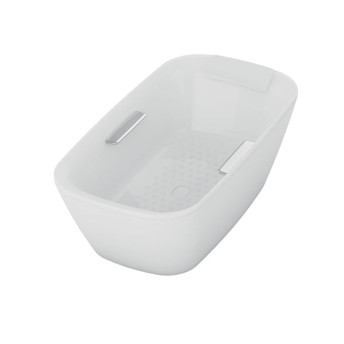 TOTO NEOREST FREESTANDING BATHTUB COTTON CP WITH DRAIN