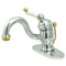 Kingston Brass KB3404PL Vic 4" Centerset Sg Hnd Bath Faucet/