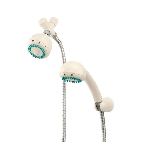 Kingston Brass KX0131DB Dual Shower Combo, White