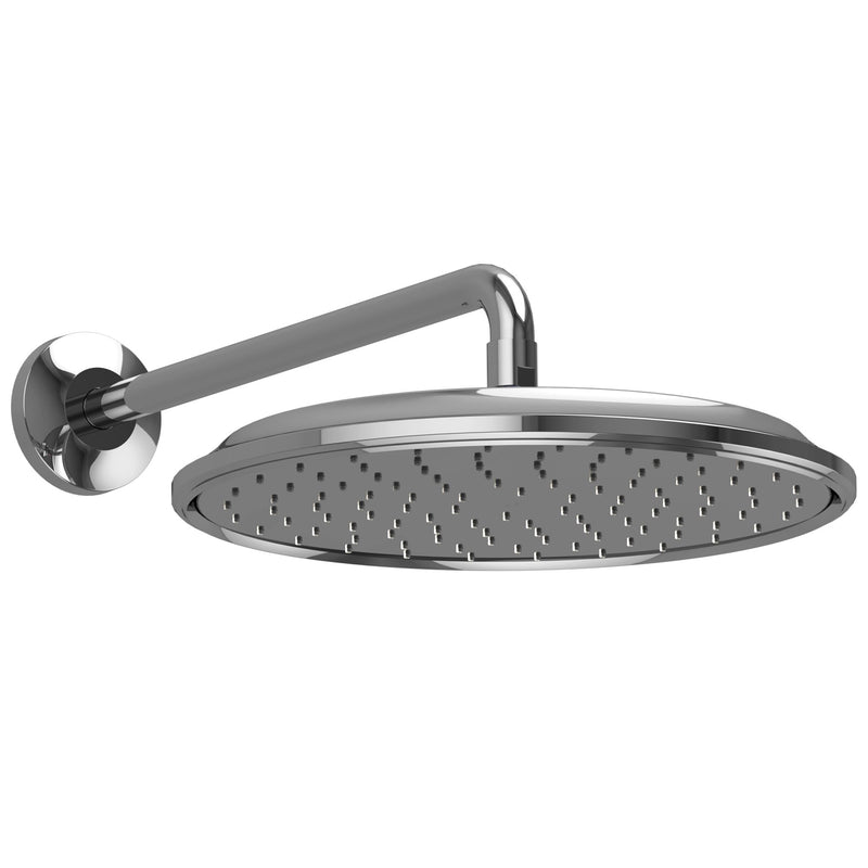 TOTO Classic Series Aero Rain Shower 12 Inch 2.5 GPM Showerhead, Polished Chrome TS112B12