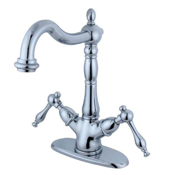 Kingston Brass KS1491NL Vessel Sink Faucet, Polished Chrome