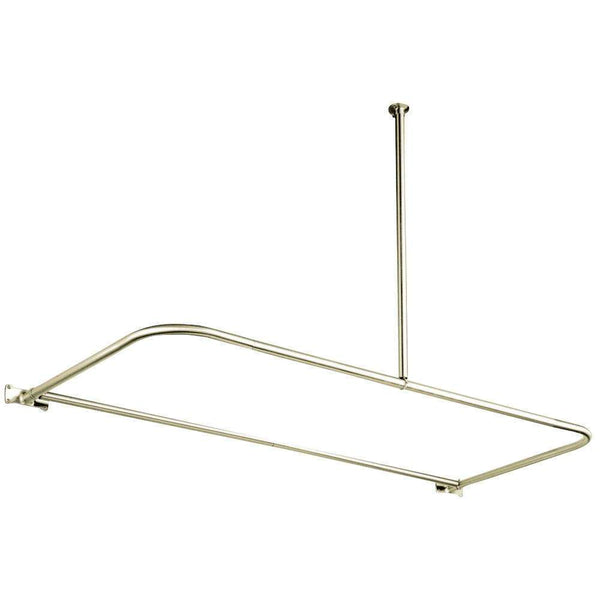 Kingston Brass CC3138 Shower Rod, Brushed Nickel