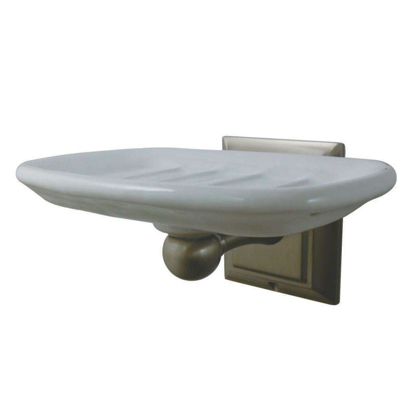 Kingston Brass BA6015SN Millennium Soap Dish, Brushed Nickel