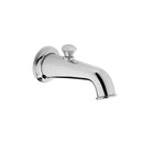 TOTO Vivian Wall Tub Spout with Diverter, Polished Chrome TS220EV