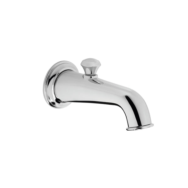 TOTO Vivian Wall Tub Spout with Diverter, Polished Chrome TS220EV#CP