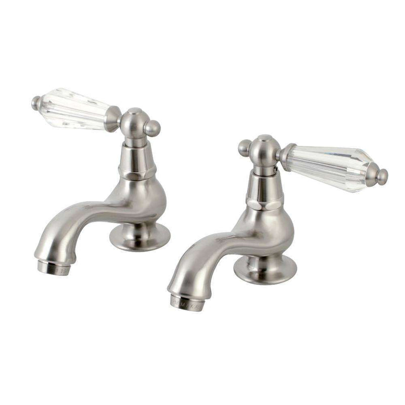 Kingston Brass KS1108WLL Basin Tap Faucet with Cross Handle