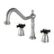 Kingston Brass KB1798PKXLS Widespread Kitchen Faucet