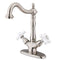 Kingston Brass KS1498PX Vessel Sink Faucet, Brushed Nickel