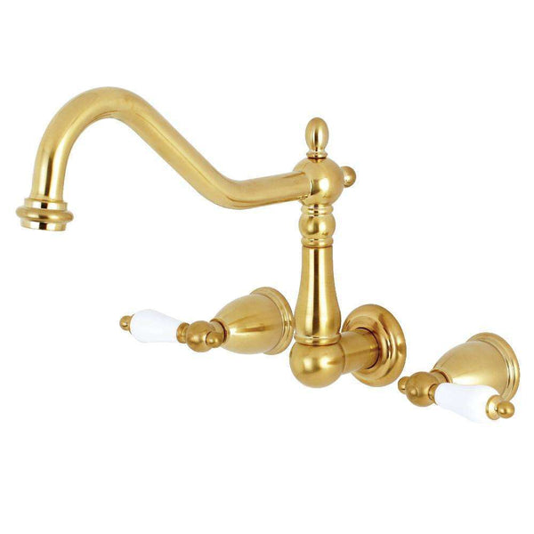 Kingston Brass KS1287PL Wall Mount Kitchen Faucet