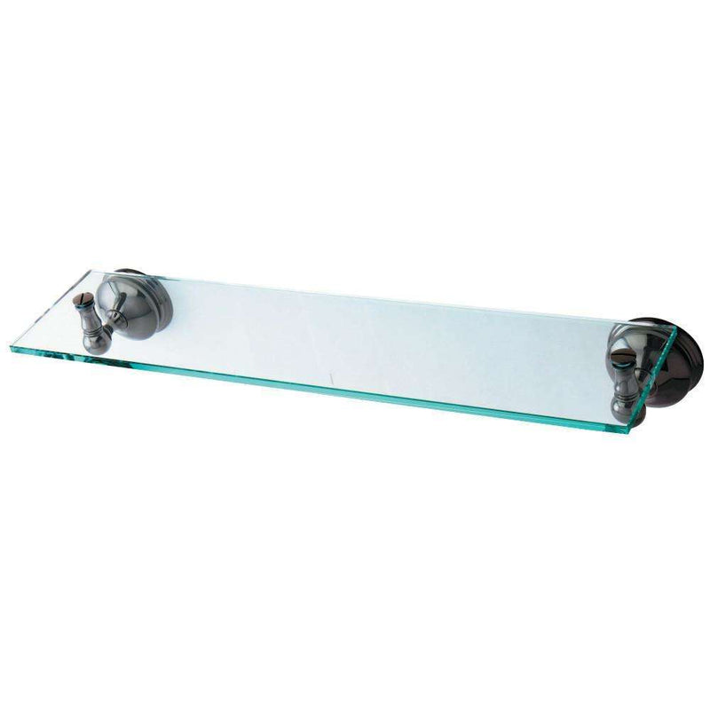 Kingston Brass BA1169BK Water Onyx Glass Shelf,