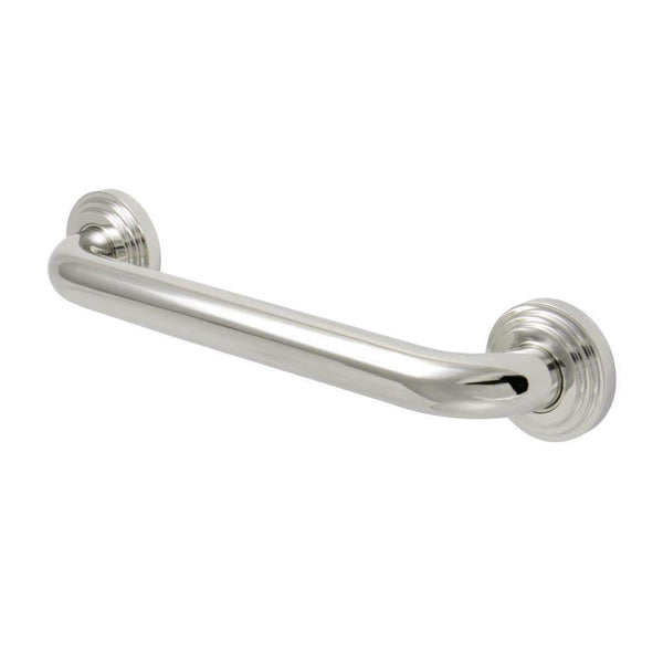 Kingston Brass DR214126 12" Grab Bar, Polished Nickel