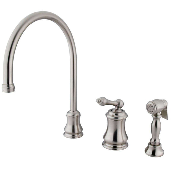 Kingston Brass KS3818ALBS Widespread Kitchen Faucet