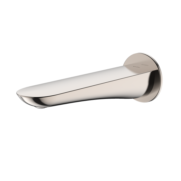 TOTO Modern R Wall Tub Spout, Polished Nickel TBG01001U#PN