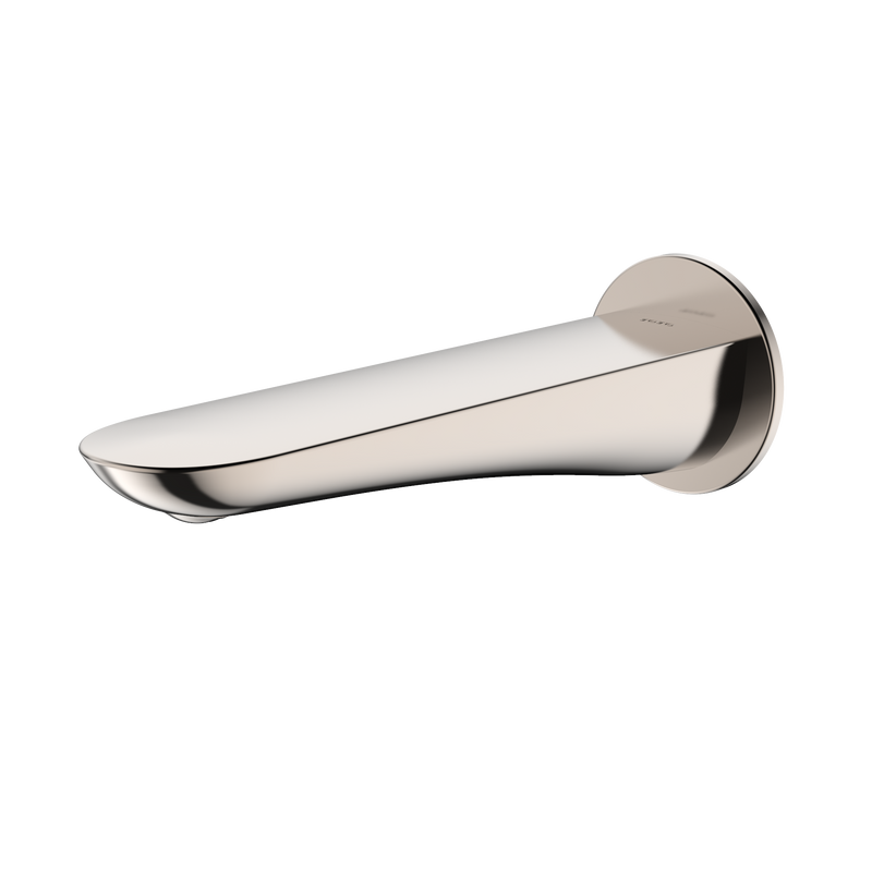 TOTO Modern R Wall Tub Spout, Polished Nickel TBG01001U