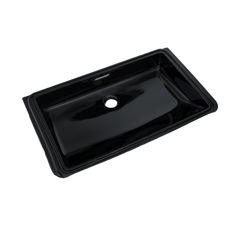 TOTO Rectangular Undermount Bathroom Sink, Ebony LT191