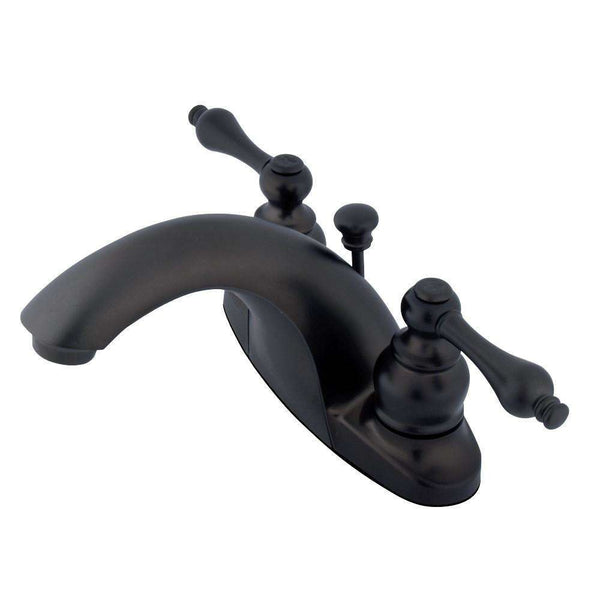 Kingston Brass GKB7645AL 4 in. Centerset Bath Faucet Bronze