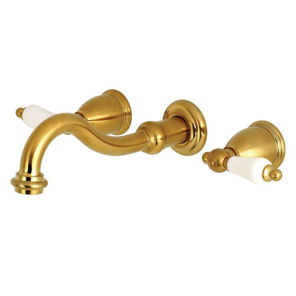 Kingston KS3127PL Vintage 2-Hnd Wall Mount Bath Faucet