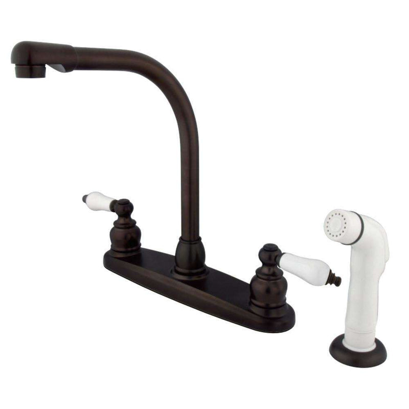 Kingston Brass KB715 Centerset Kitchen Faucet Bronze