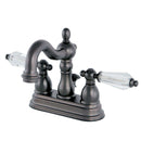 Kingston Brass KS1605WLL 4 in. Centerset Bath Faucet Bronze