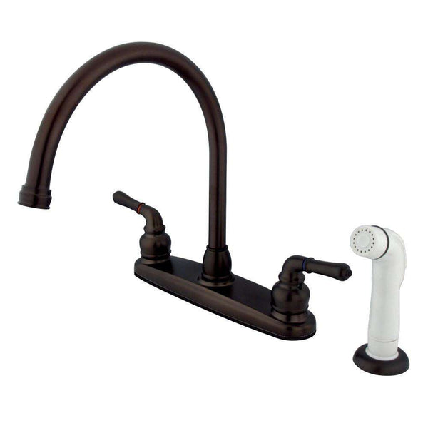 Kingston Brass KB795 Centerset Kitchen Faucet Bronze