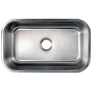 Kingston Brass GKUS3018 Single Bowl Kitchen Sink, Brushed