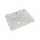 TOTO Promenade Rectangular Undermount Bathroom Sink, Colonial White LT533