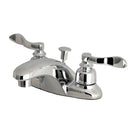 Kingston Brass FB8621NFL 4 in. Centerset Bath Faucet